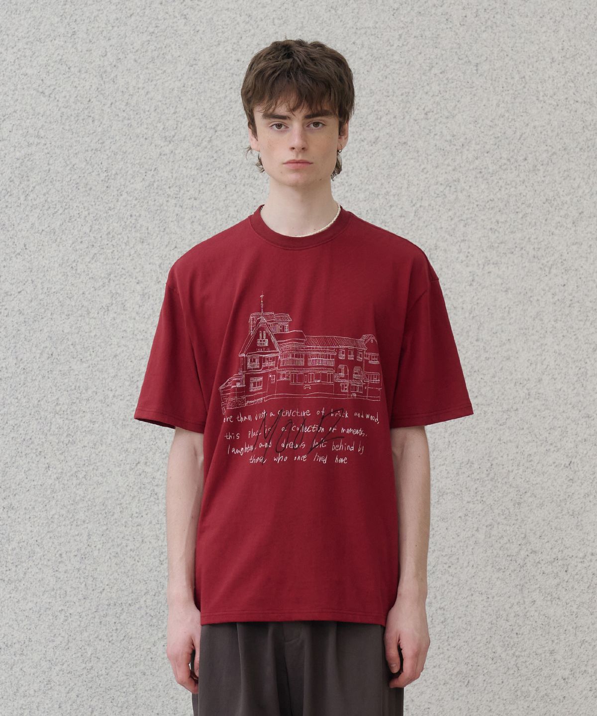 노운(NOUN) mood t-shirts (red)