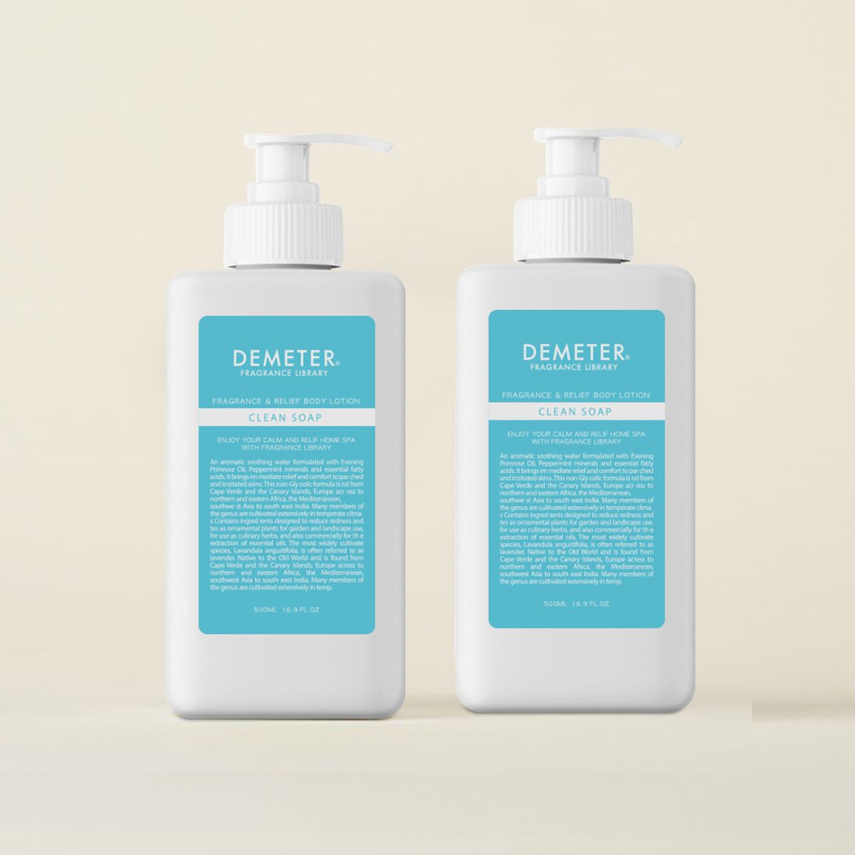 데메테르(DEMETER) 릴리프 바디로션 클린솝 500ml 2개 (임박26.12.20)