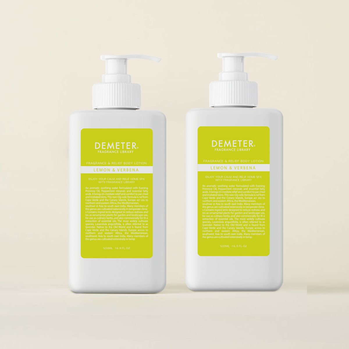 데메테르(DEMETER) 릴리프 바디로션 레몬버베나 500ml 2개 (임박26.12.20)