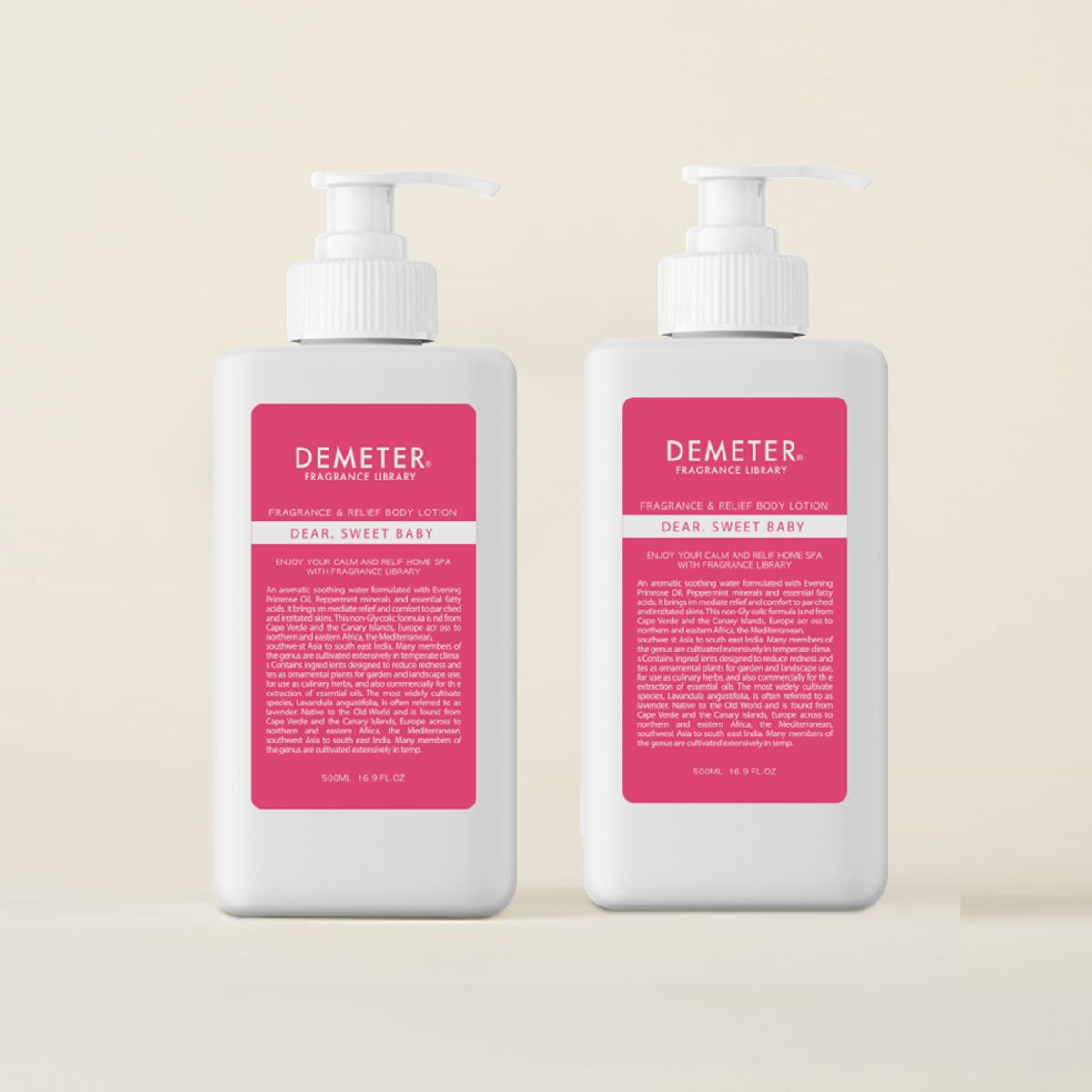 데메테르(DEMETER) 릴리프 바디로션 스윗베이비 500ml 2개 (임박26.12.20)