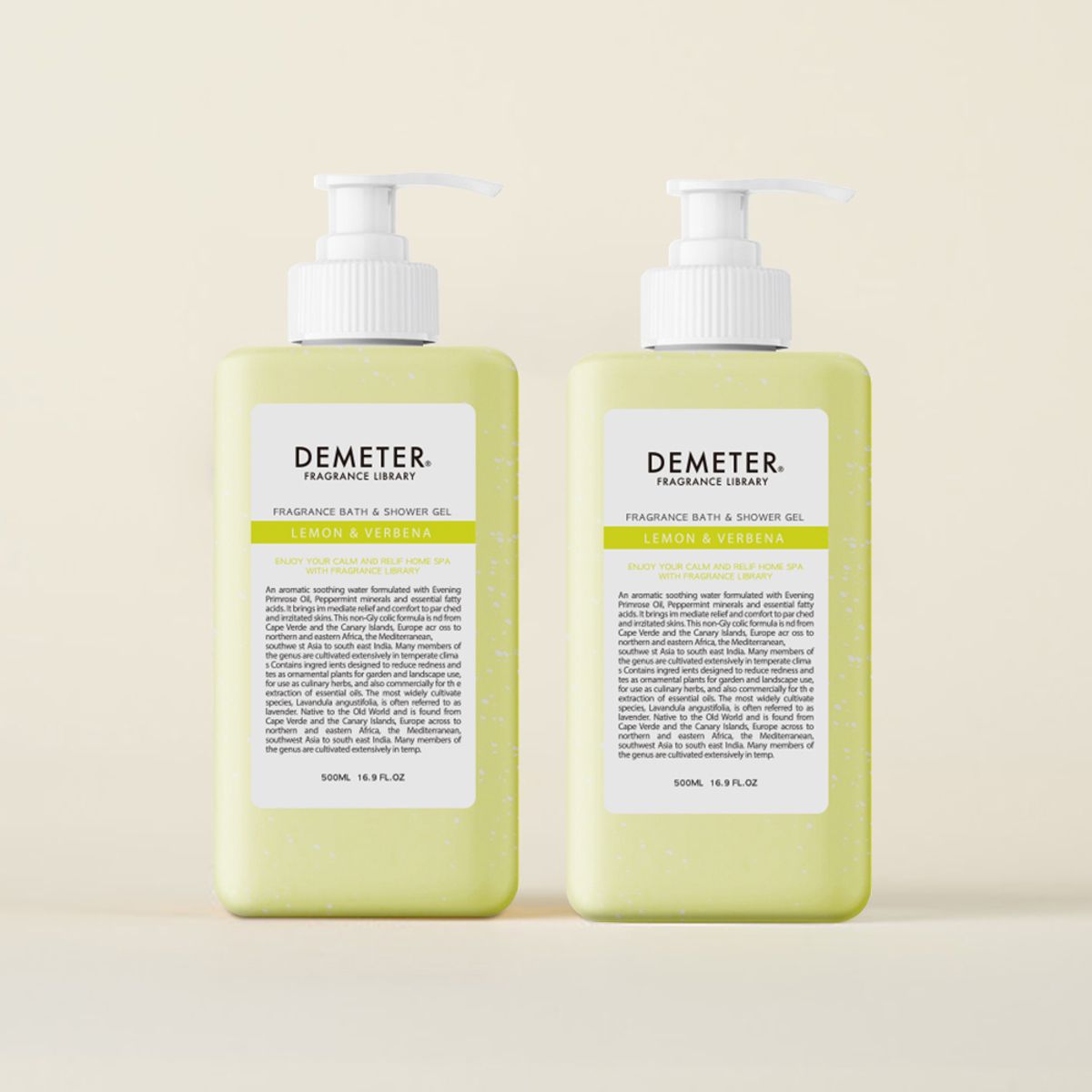 데메테르(DEMETER) 홈스파 스크럽 바디워시 레몬버베나 500ml 2개 (임박26.12.20)