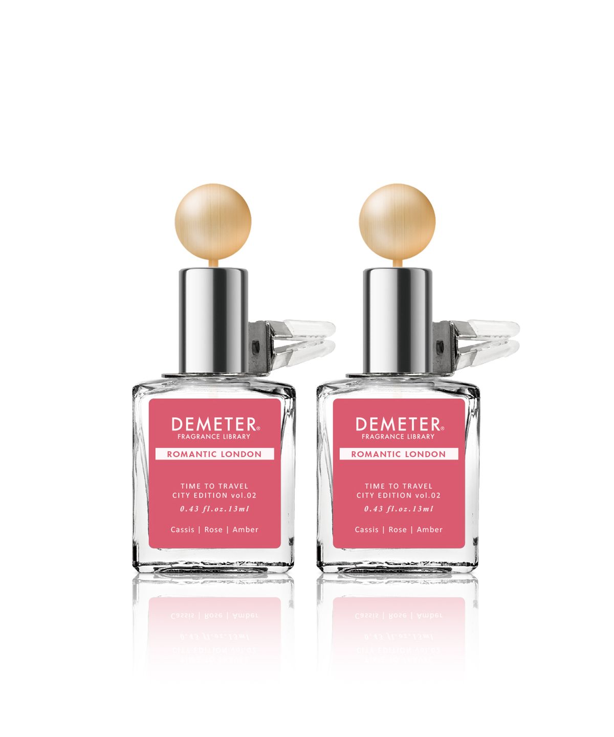데메테르(DEMETER) 시티에디션 송풍구 디퓨저 로맨틱런던 13ml 2개