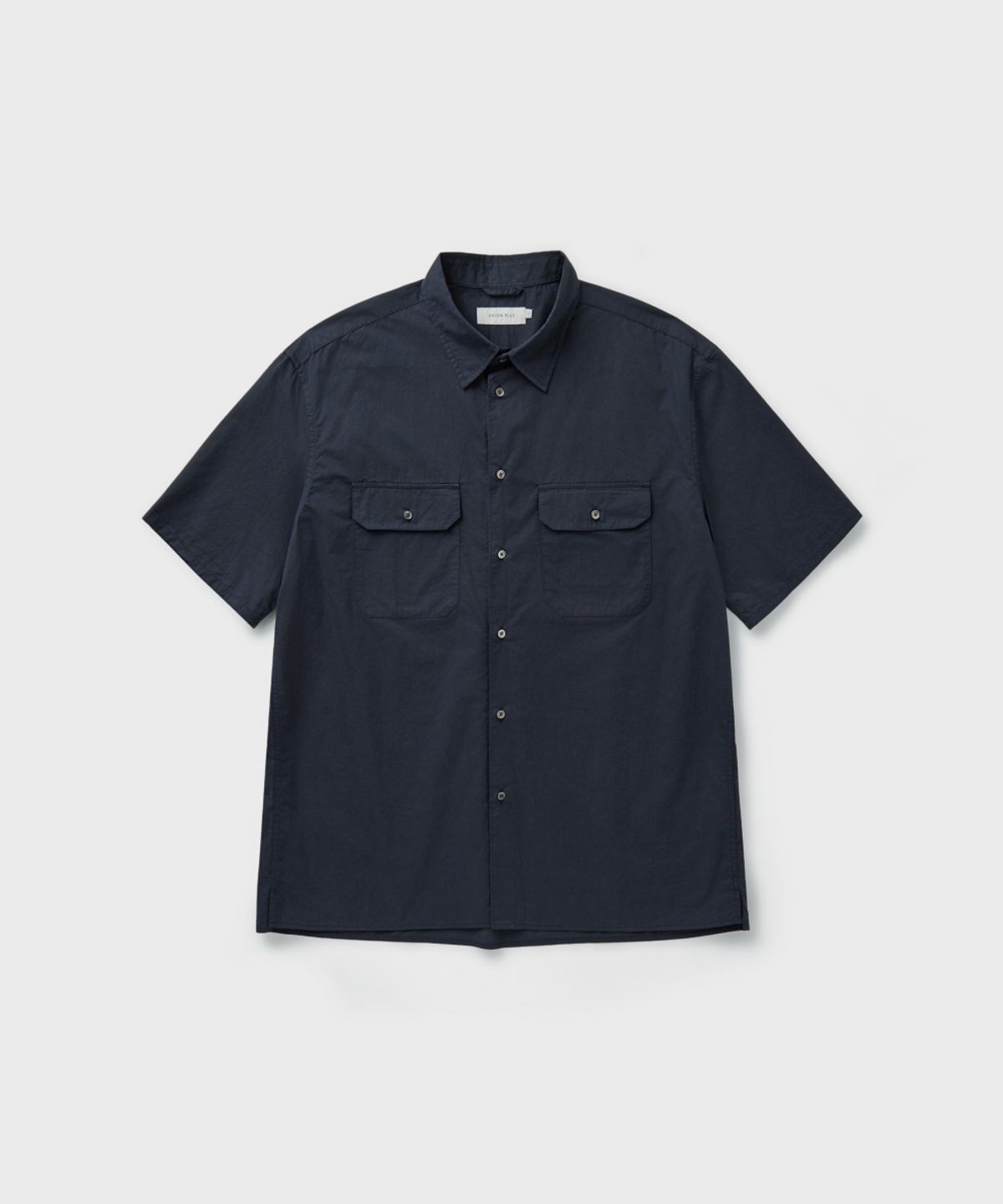 유니온블루(UNION BLUE) TWO POCKET SUNDAY SHIRT [NAVY]