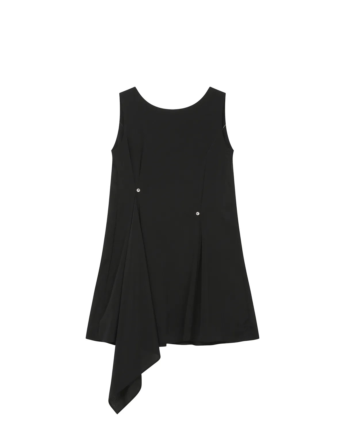 미세키서울(MISEKI SEOUL) Billow sheer sleeveless one piece BLACK