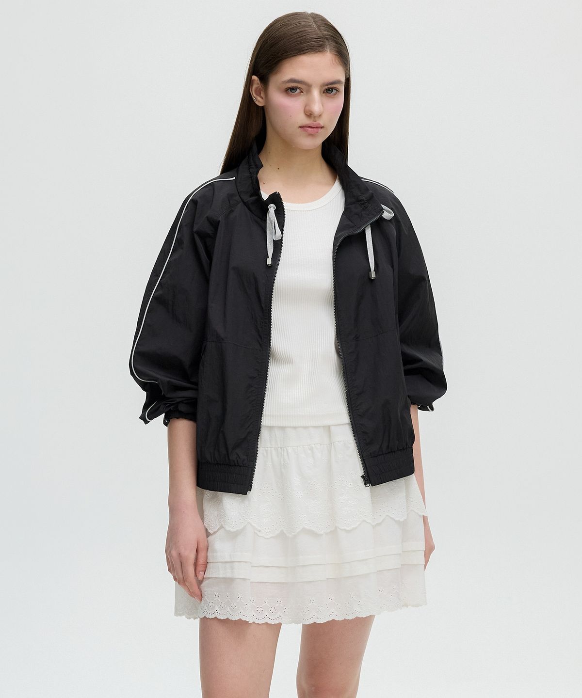 올리브 데 올리브(OLIVE DES OLIVE) 넥스트링 블루종 윈드브레이커 OW5MM4560