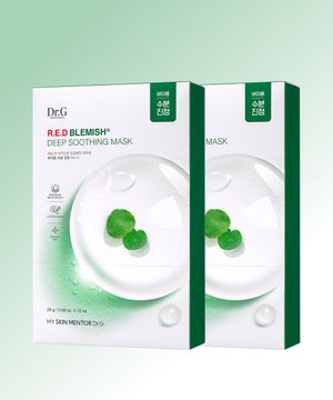 (1+1)레드 블레미쉬 딥 수딩 마스크 10P