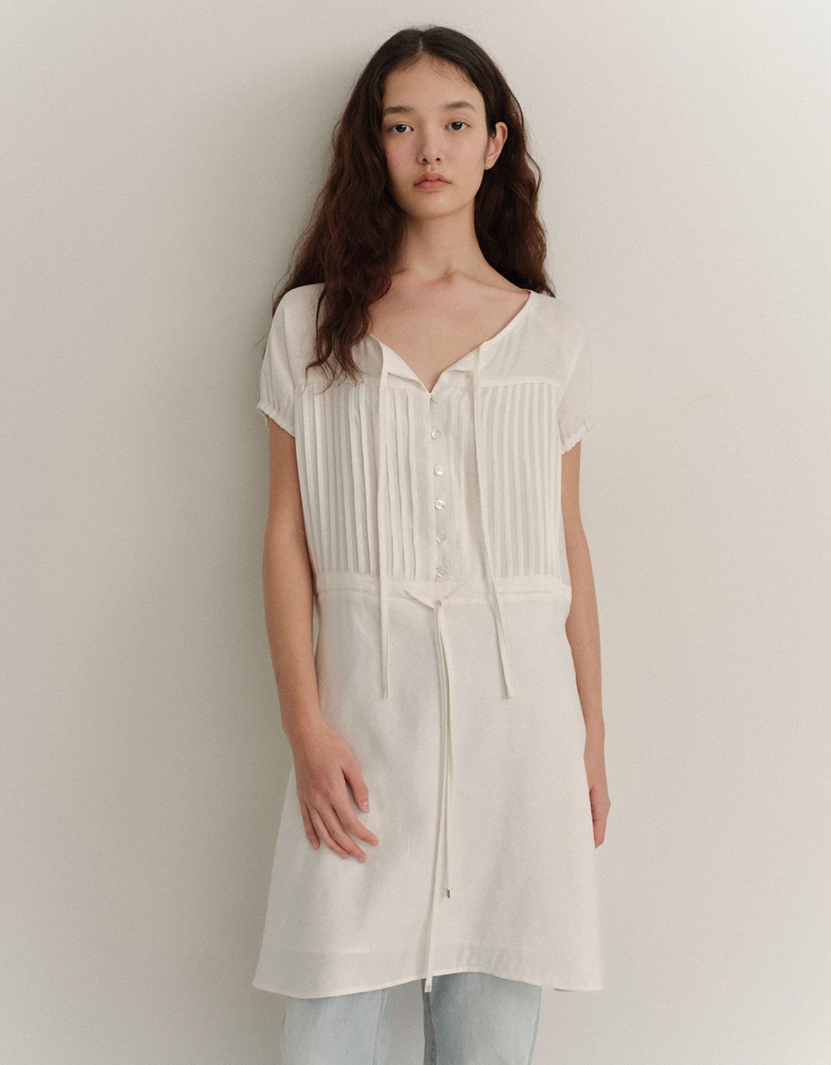 러브어스유(LOVEUSU) Jen Smoke dress (Ivory)