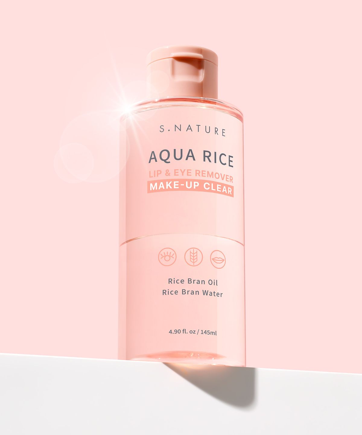 에스네이처(S.NATURE) 아쿠아 라이스 립앤아이 리무버 145ml