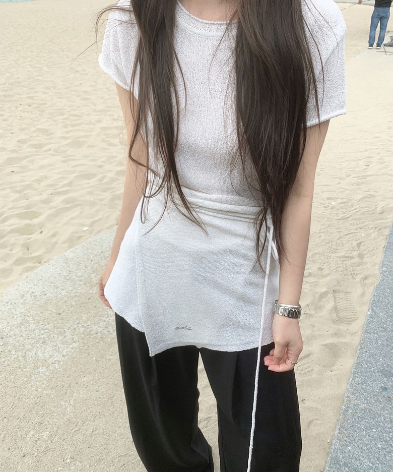 내추럴 랩 스커트 (화이트)