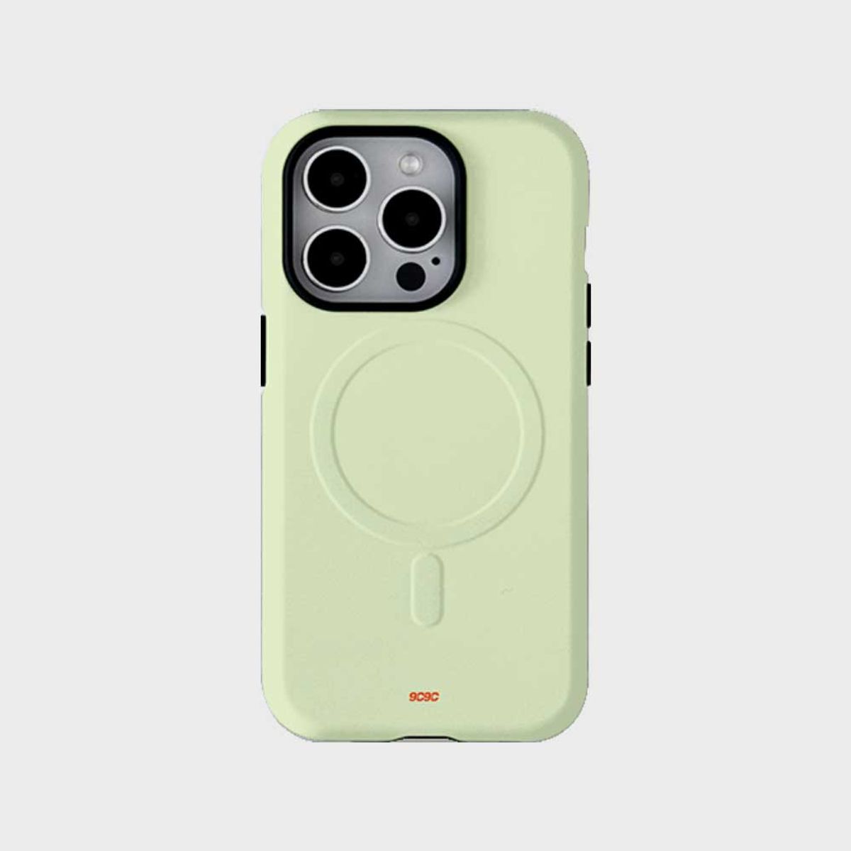 코쿼드(COQUAD) 9C9C 레트로 파스텔 맥세이프 아머 케이스_레트로그린
