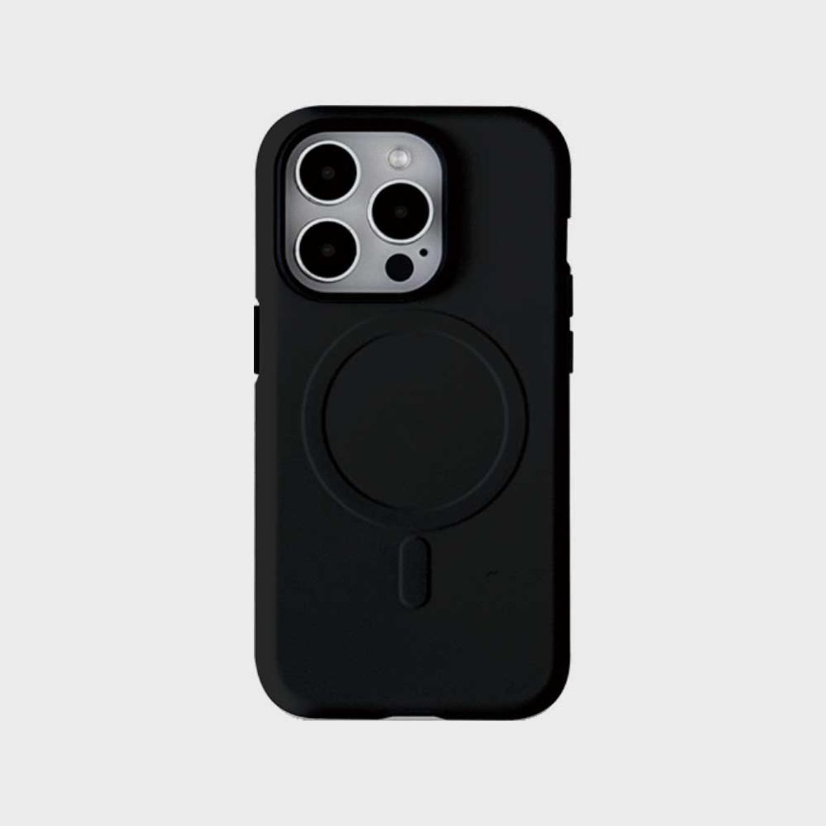 코쿼드(COQUAD) 9C9C 단색 무지 맥세이프 아머 케이스_블랙