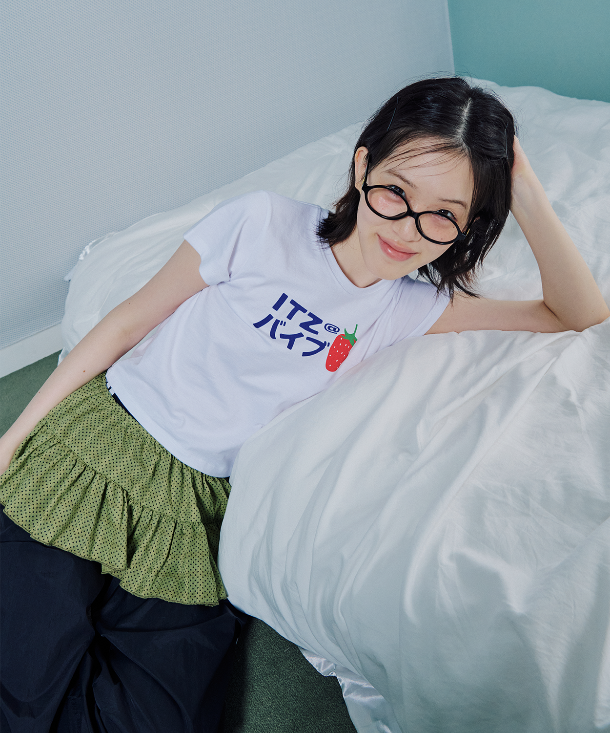 送料・関税込★ITZAVIBE★Cool attitude cotton short.s★パンツ ITZAVIBE】Cool attitude cotton shorts ☆ 全2色 ☆韓国人気