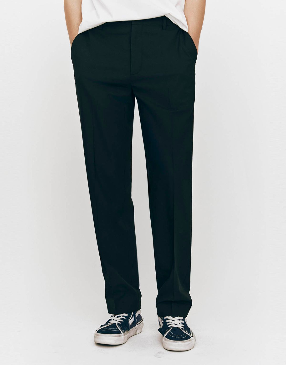 지오다노(GIORDANO) [ULTRA STRETCH] LW 테이퍼드 히든밴딩 슬랙스 115515 [4color]