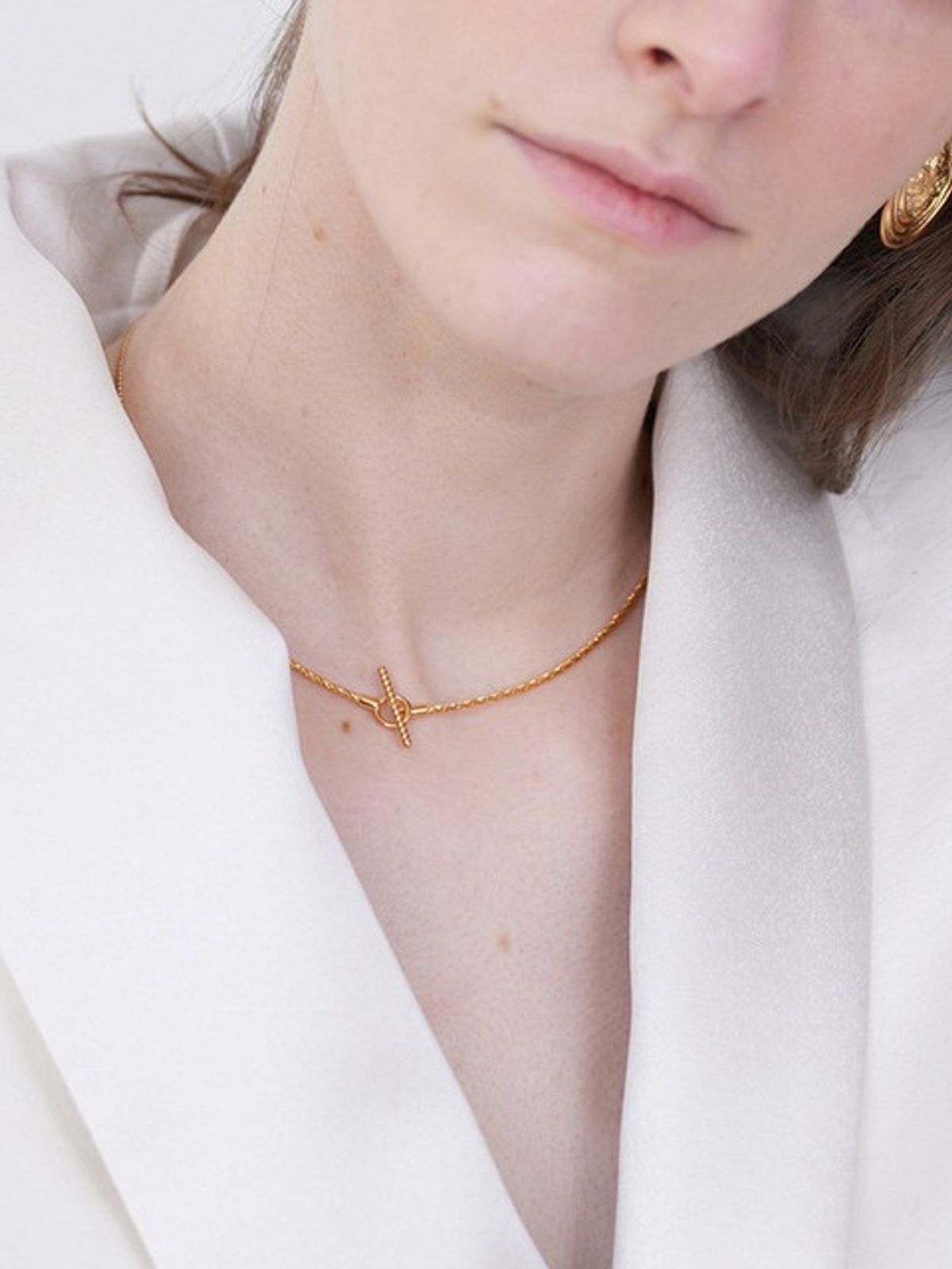조에나(ZOENA) Del Zigzig Necklace