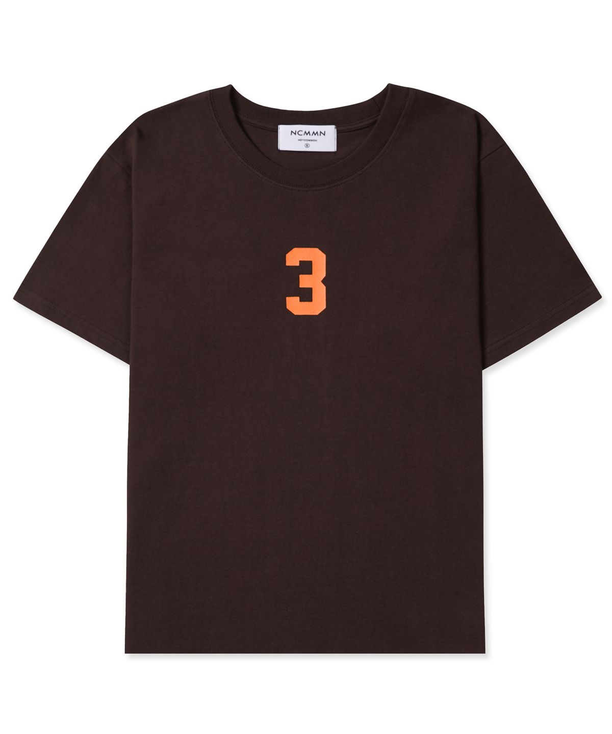 노이커먼(NOYCOMMON) NUMBERING TEE BR