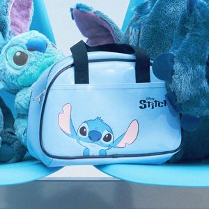 [디즈니] 용품 다용도 스티치 에나멜 반달가방 스카이블루 RO-RB2F591-SB