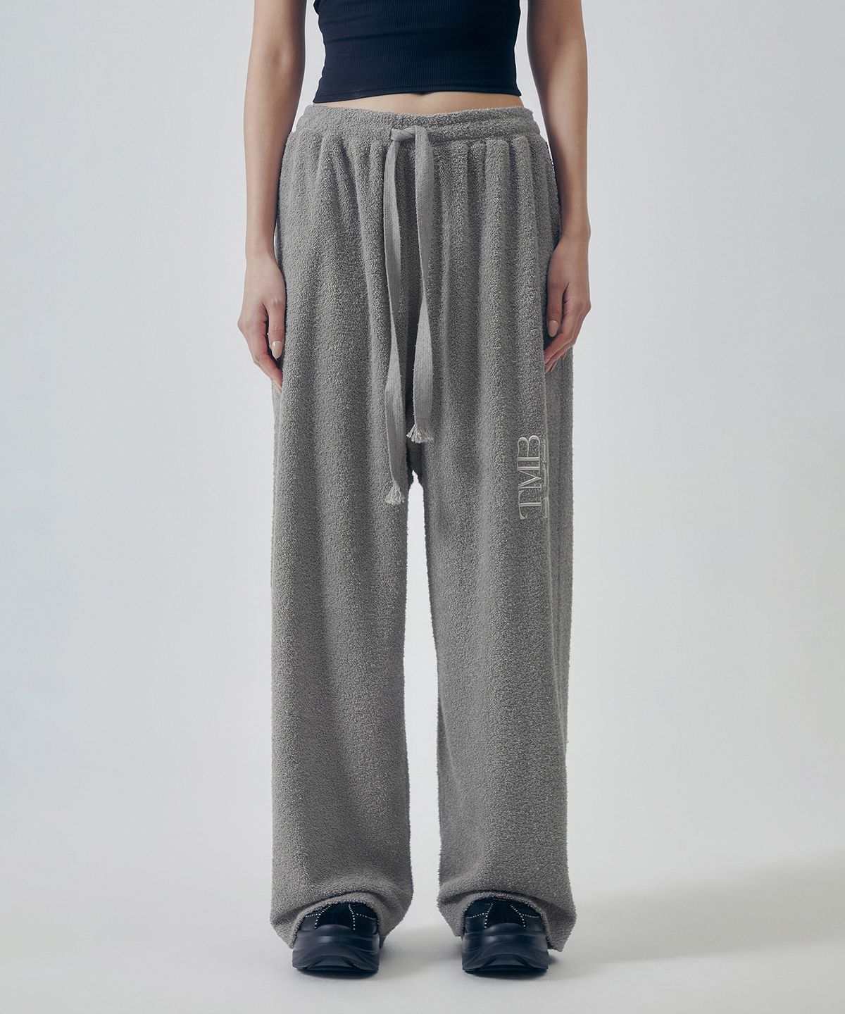 트리밍버드(TREEMINGBIRD) Terry Relax Pants [ Gray ]