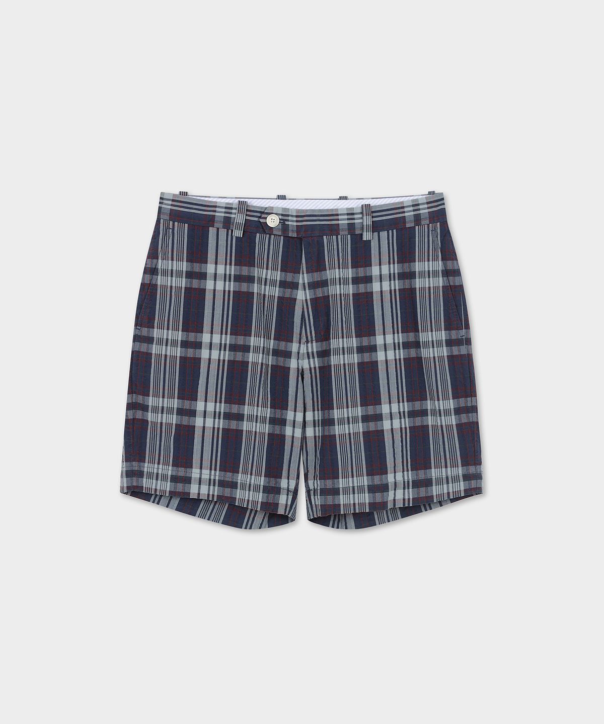 브룩스 브라더스(BROOKS BROTHERS) 마드라스 시어서커 쇼츠 (멀티) (BBPSMM77667FM)