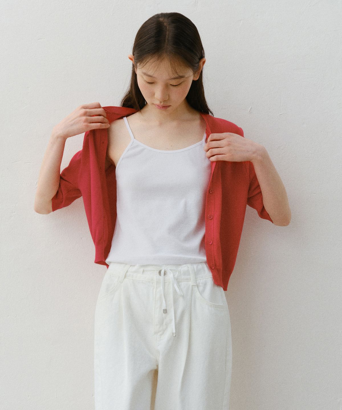 유라고(URAGO) Basic ribbed sleeveless