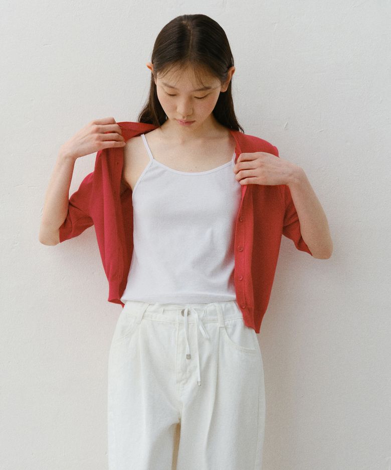 Basic ribbed sleeveless