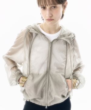 셔링 쉬어 후드 윈드브레이커 LGR