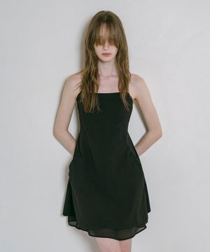 A3536 셔링 포켓 미니 드레스