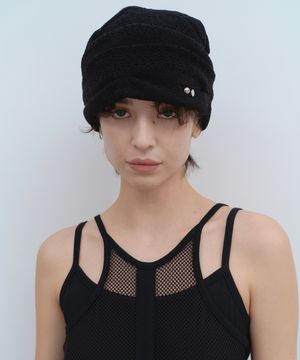 포인텔 심볼 비니 [블랙]