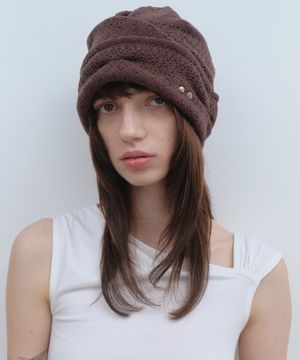 포인텔 심볼 비니 [브라운]