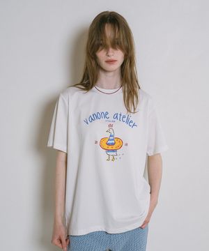 A3540 루즈핏 Tube Duck 티셔츠