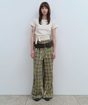 커브드 루즈 트랙 팬츠 [옐로우]