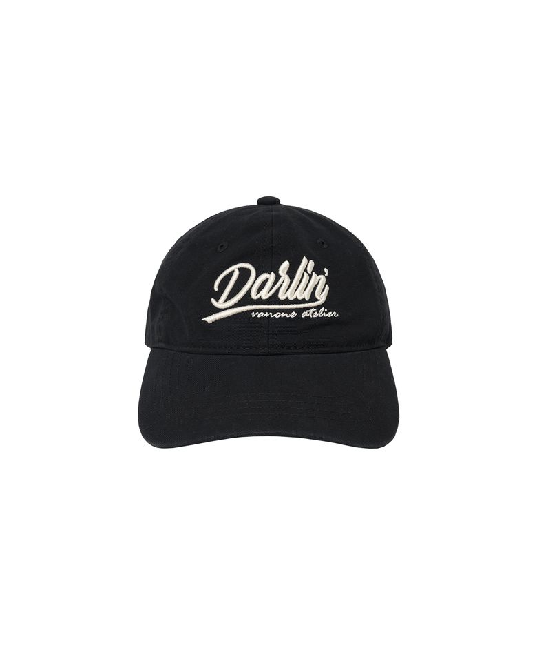 B3010 Darling 자수 볼캡_Black