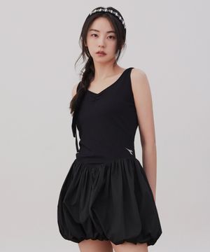 플레르 벌룬 원피스 BLACK