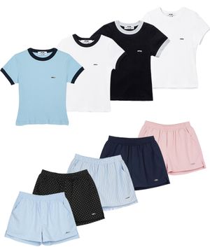 [SET] Daily Essential Ringer & Trunk Shorts