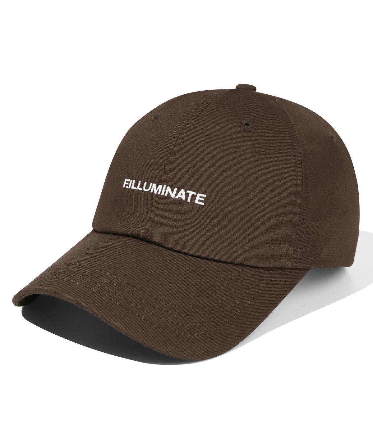 필루미네이트(FILLUMINATE) 어센틱 로고 볼 캡-브라운