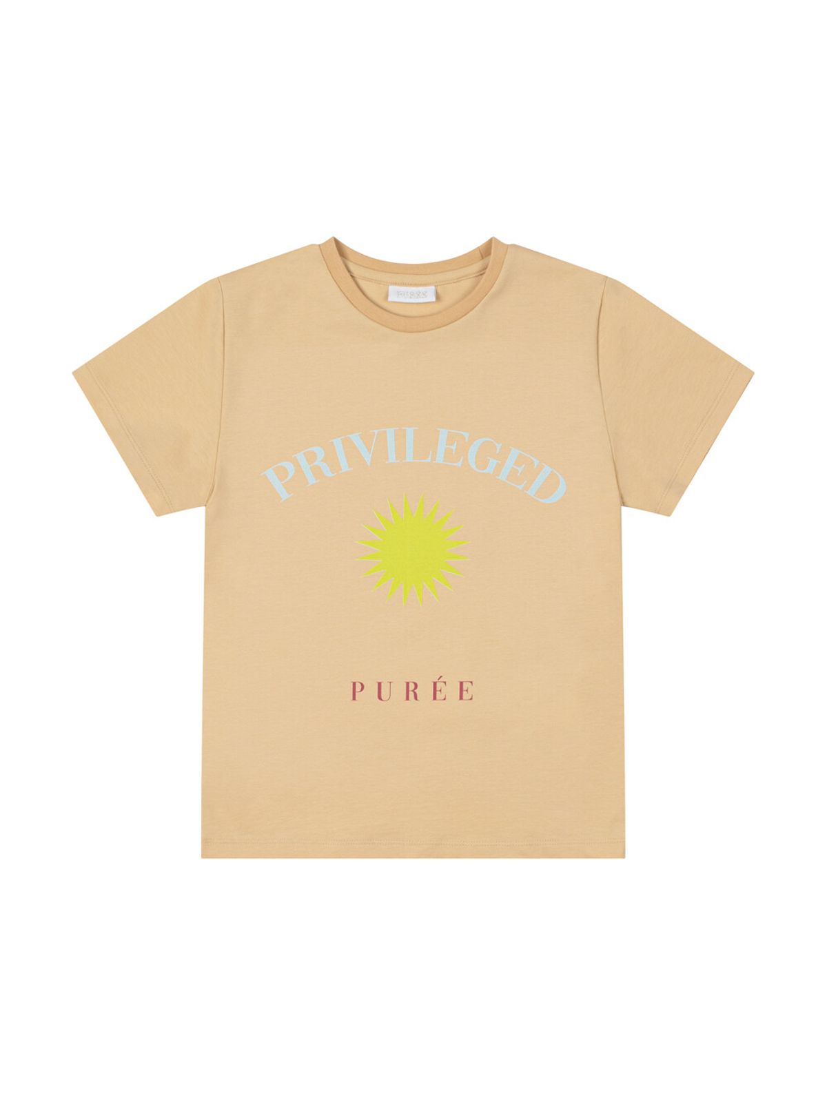 퓨레(PUREE) Beverly tee Nude