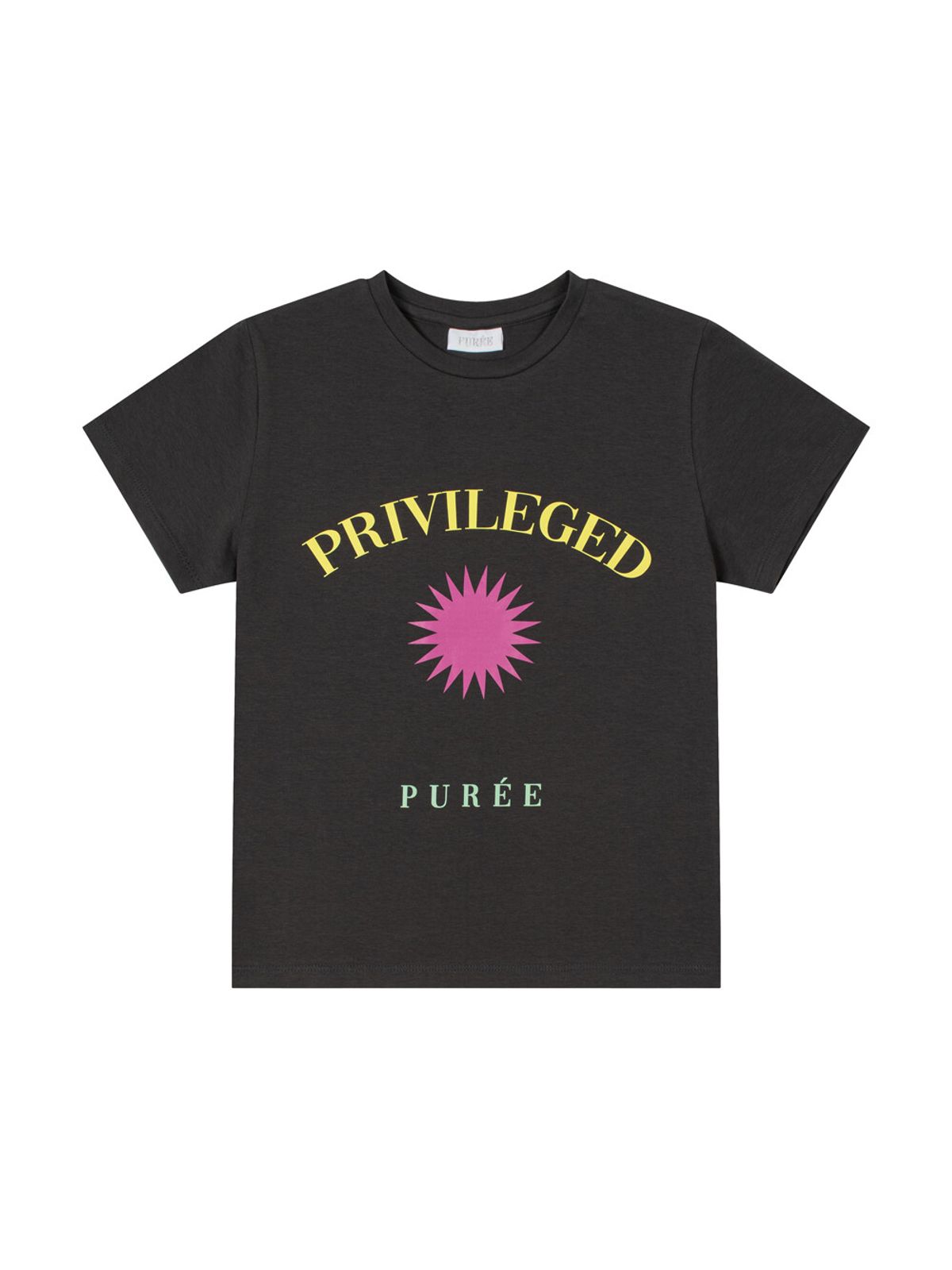 퓨레(PUREE) Beverly tee Charcoal