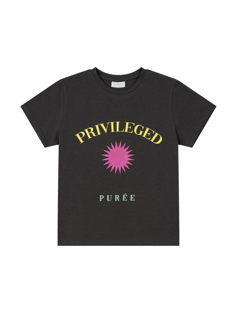 Beverly tee Charcoal