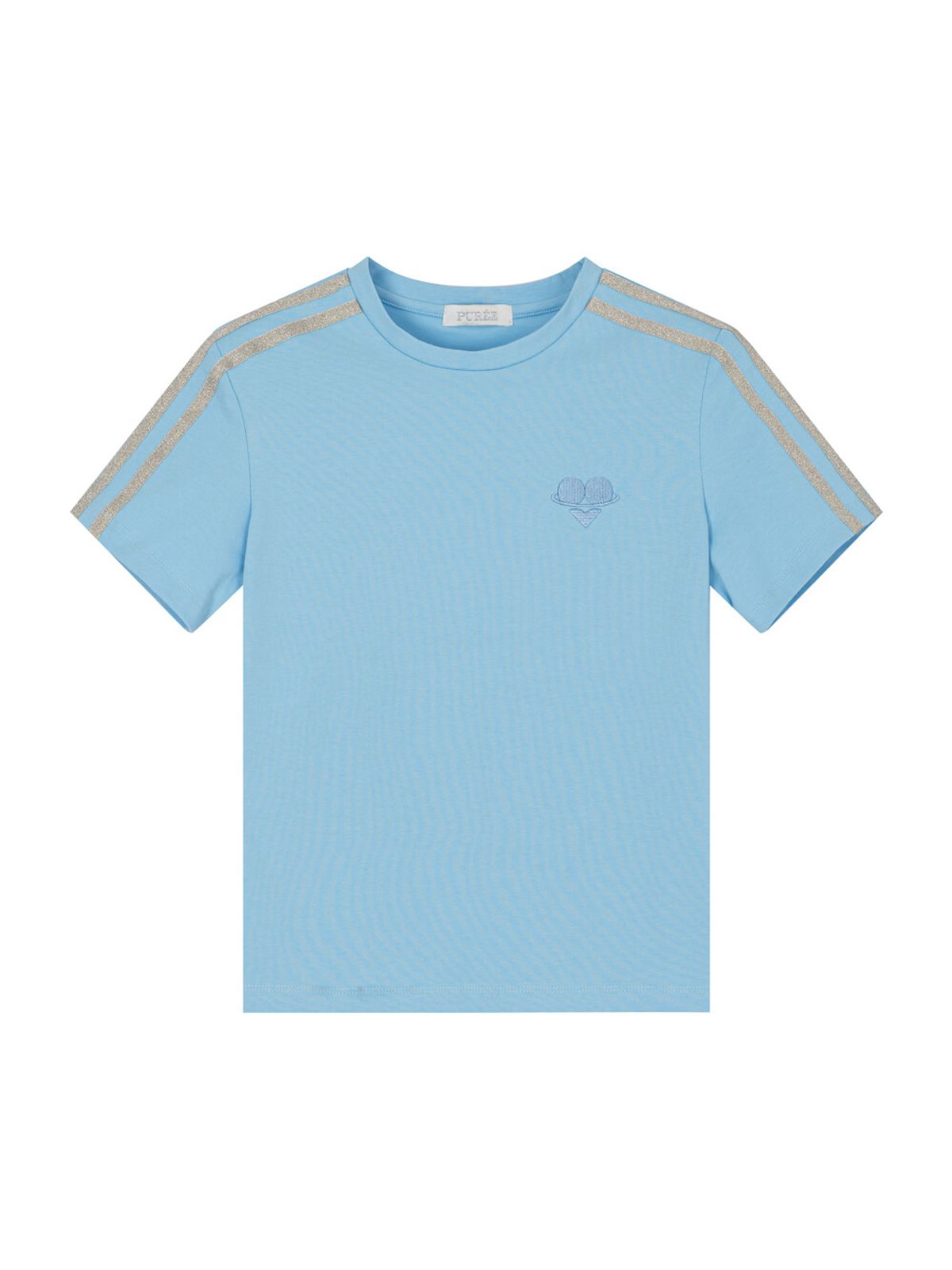 퓨레(PUREE) Puree sporty tee Baby blue