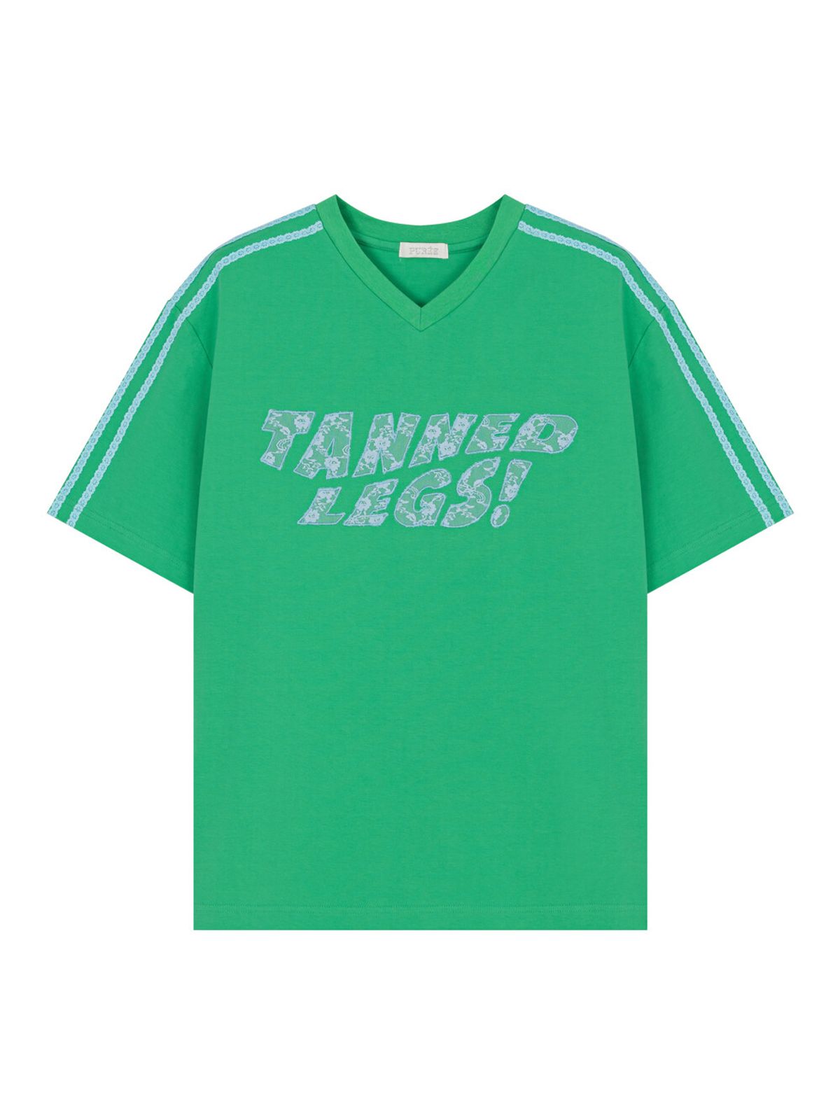 퓨레(PUREE) Tanned legs tee Green