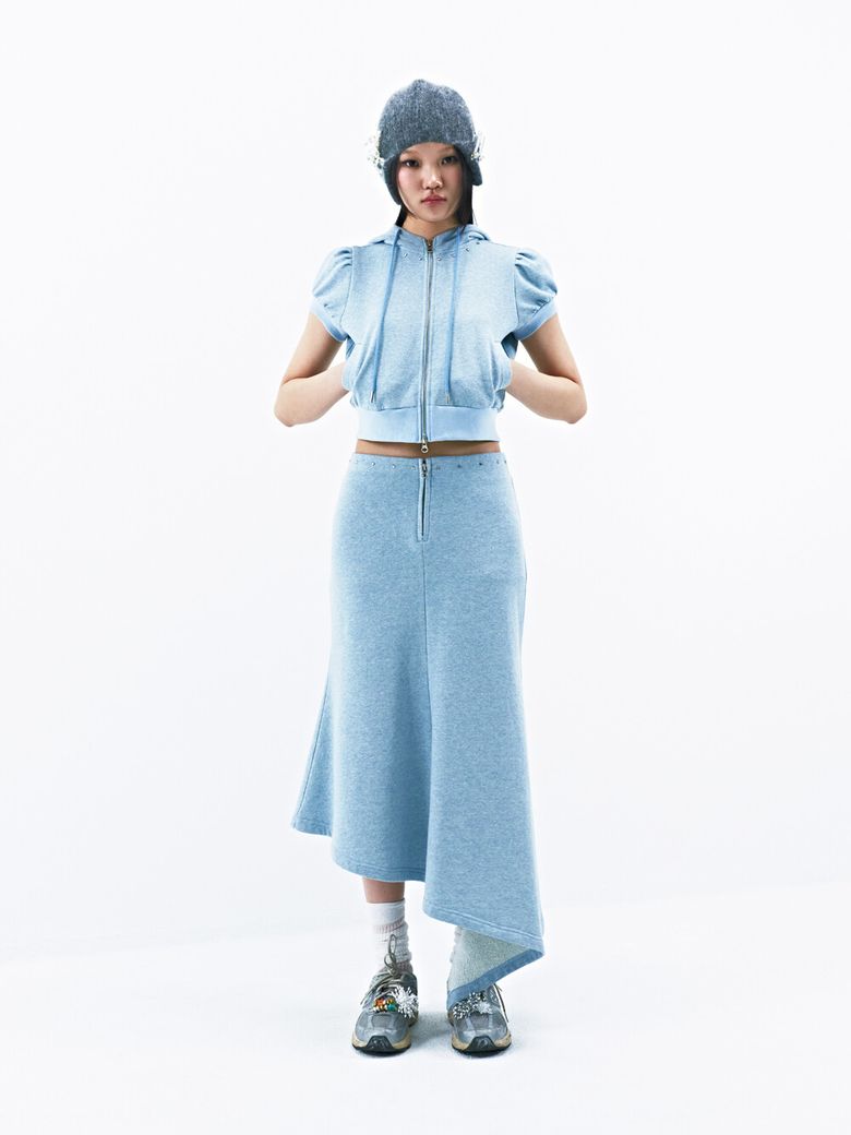 Fairy skirt Metal blue