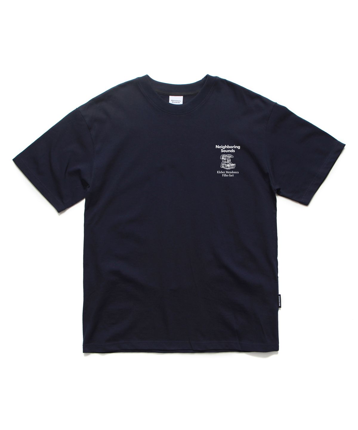 앱놀머씽(ABNORMALTHING) 사운즈 오버핏 티셔츠 네이비 (SOUNDS T-SHIRT NAVY)