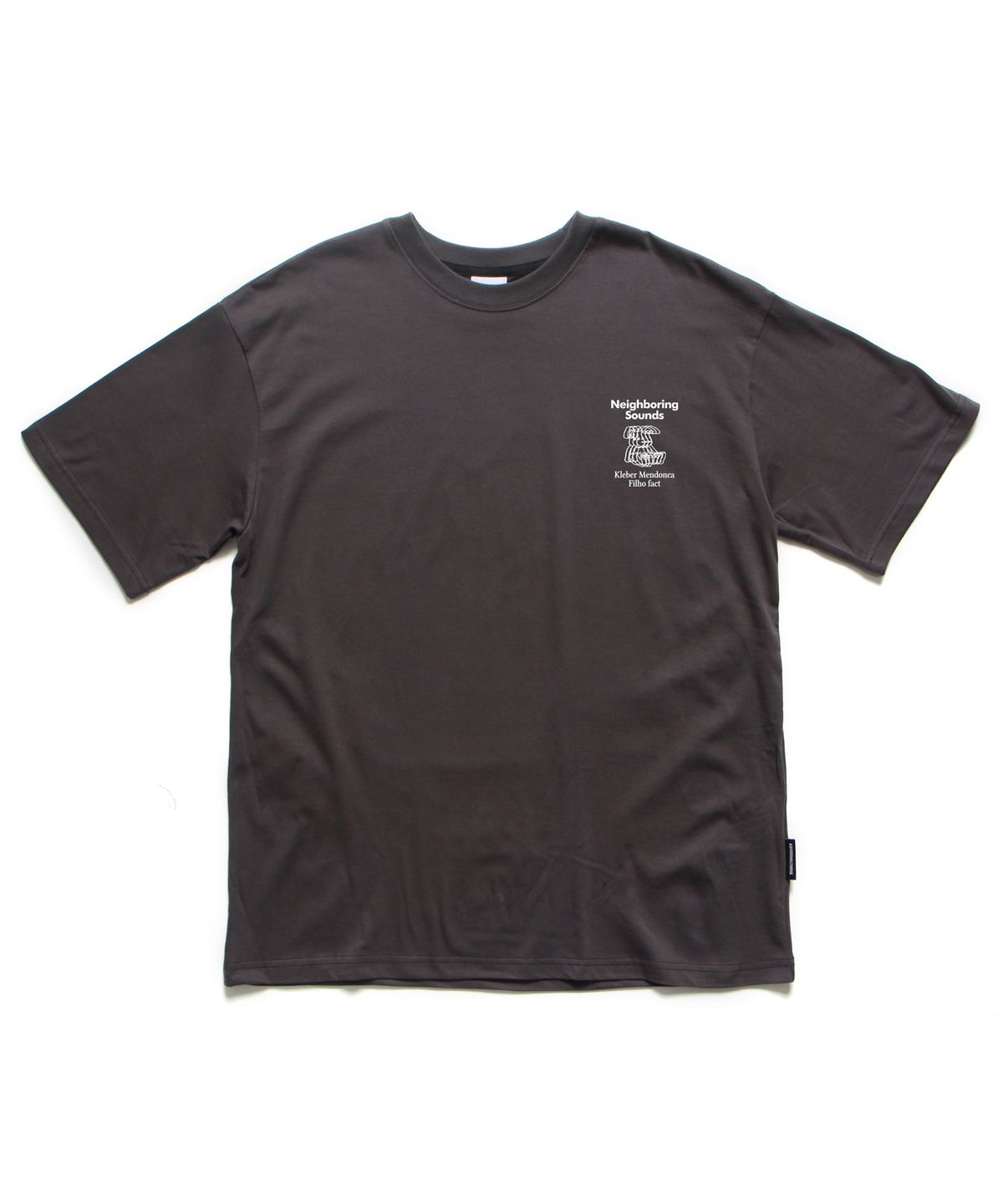 앱놀머씽(ABNORMALTHING) 사운즈 오버핏 티셔츠 차콜 (SOUNDS T-SHIRT CHARCOAL)