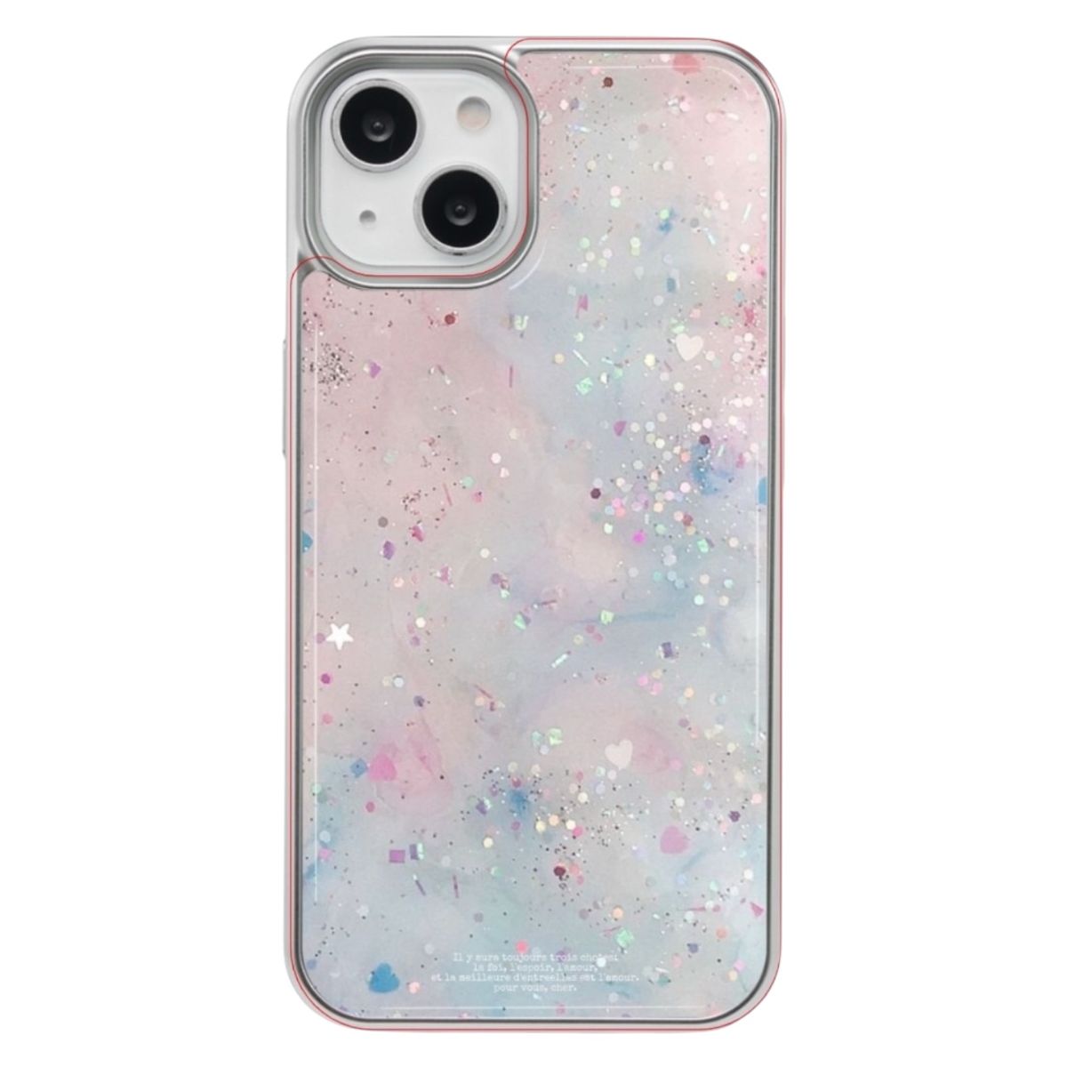 디어마이뮤즈(DEARMYMUSE) (epoxy) starlight sprinkle silver 에폭시 아이폰 갤럭시 케이스