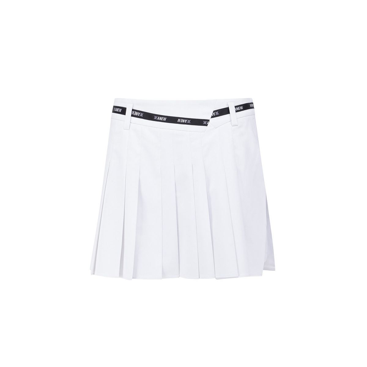 어뉴골프(ANEW GOLF) WOMEN SM INCISION PLEATED HALF PANTS_WH