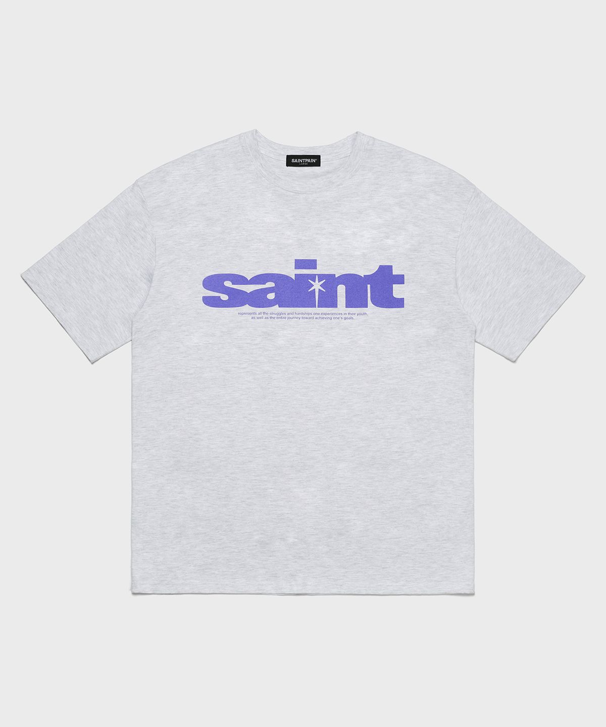 세인트페인(SAINTPAIN) SP 로워케이스 반팔티 애쉬멜란지