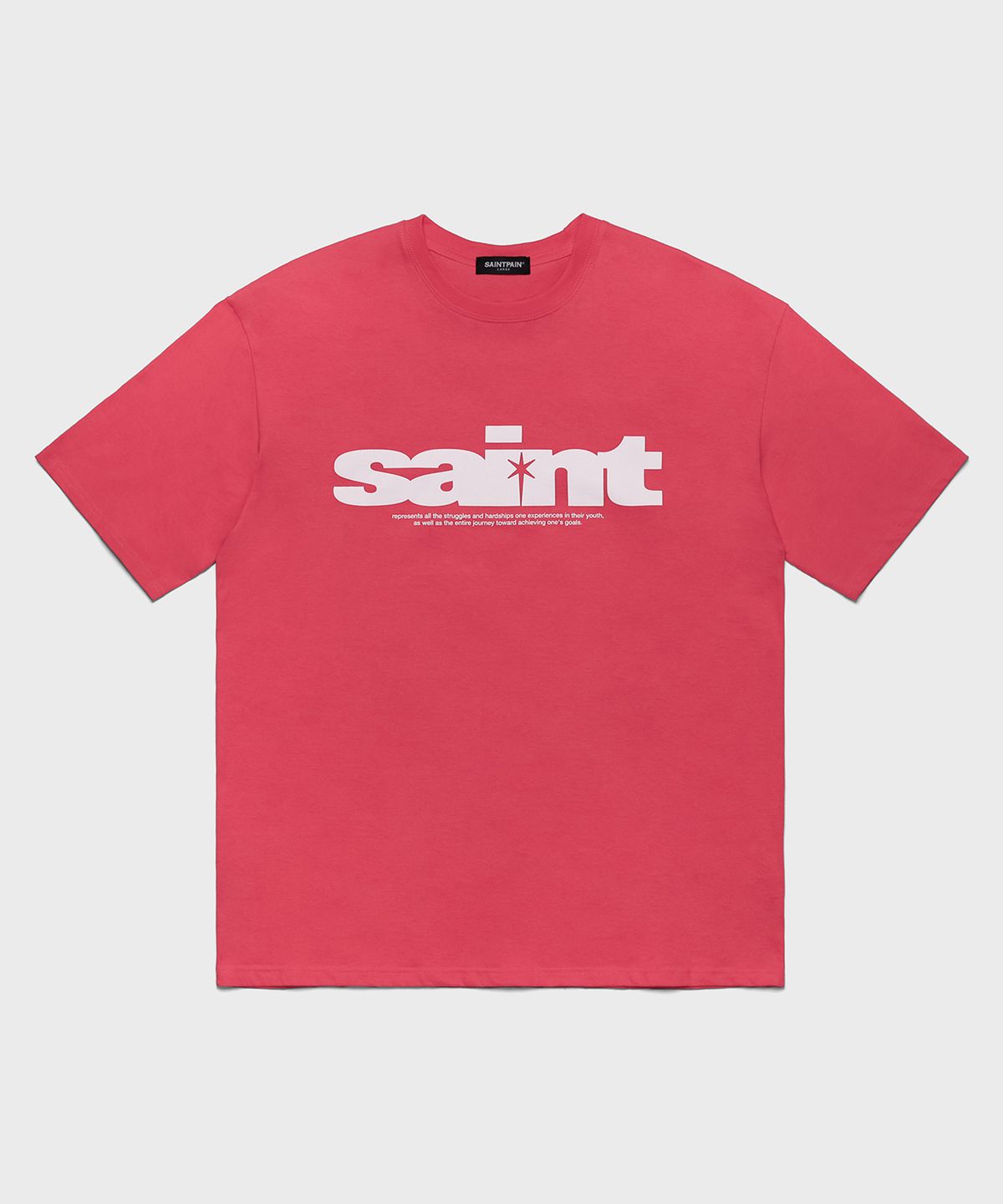 세인트페인(SAINTPAIN) SP 로워케이스 반팔티 레드