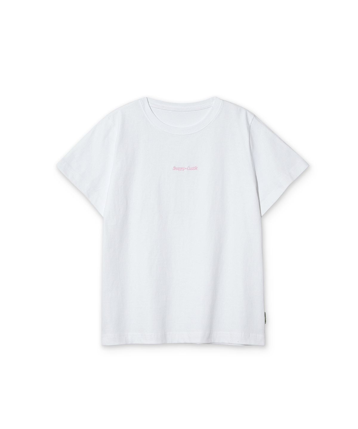 스내피커들(SNAPPY CUDDLE) Easy Essential Tee Shirt (Pink)