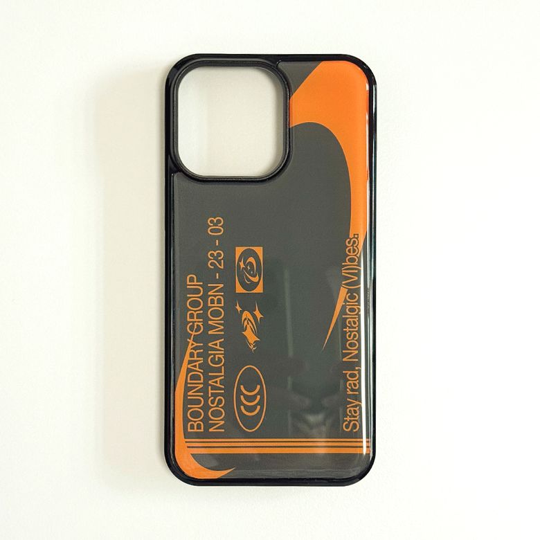 Dusty, Nostalgic Vibes Phone Case (DeepGreen/Orange)