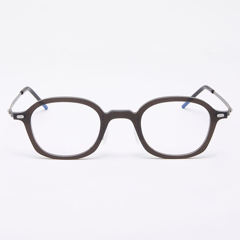 [The air] AL5509 0910G 오리엔탈 스퀘어 초경량 안경테 블랙 블루라이트 렌즈 선택