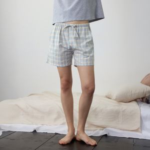 캔디 체크 여성 잠옷 반바지 소라체크